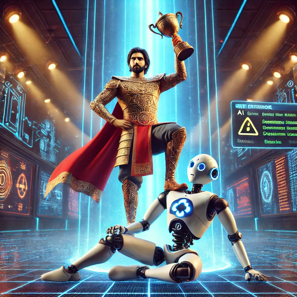openai generated this image after defeat by dharmendra kumar